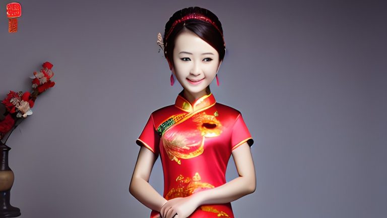 Swish traditions to embrace the Chinese language teenage gown